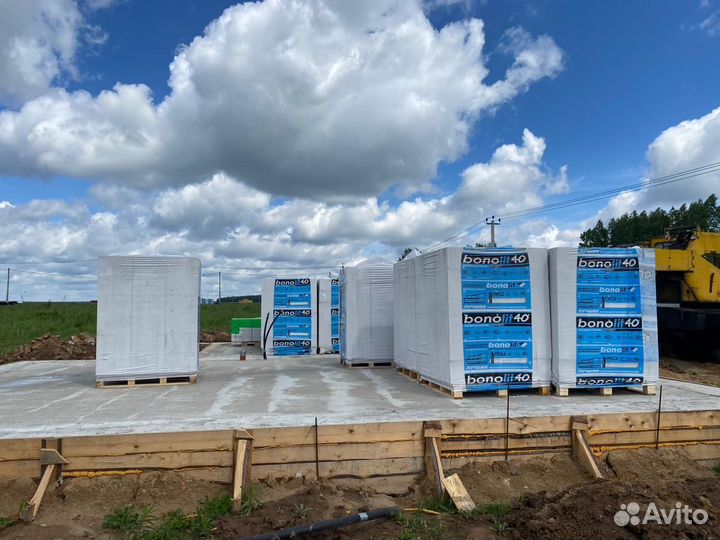 Блок стеновой газобетонный