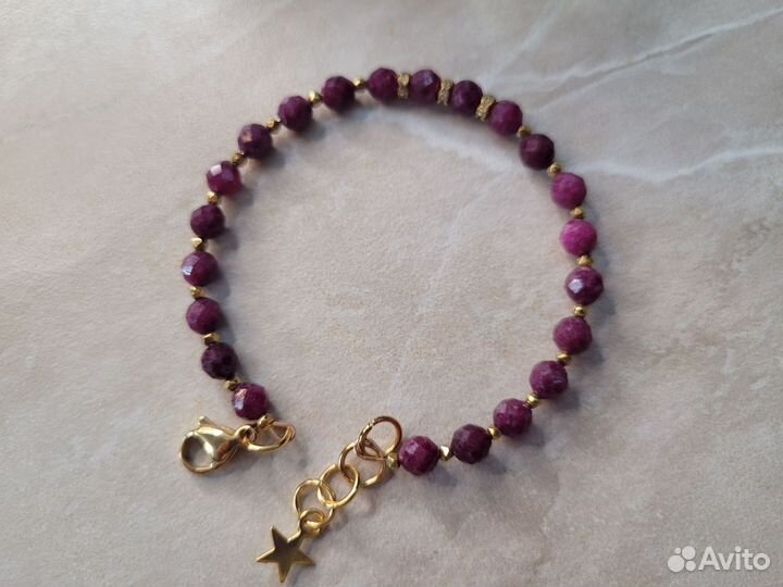 Браслет из рубина Katya quartz