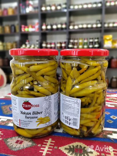 Турецкие маринованые перчики