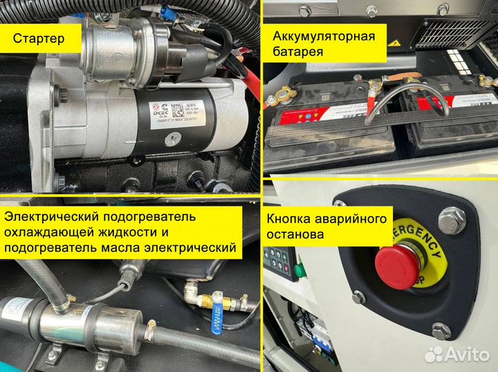 Дизельный генератор 15, 30, 50, 100, 120, 150, 200