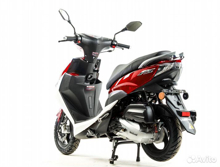 Скутер MotoLand 150 куб. JOG красный