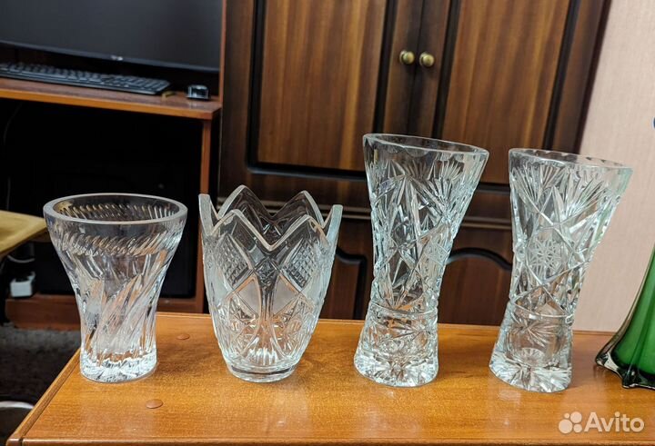 Хрустальные ваза
