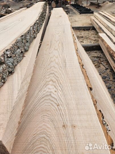 Доска Необрезная Сухая Ясень Дуб