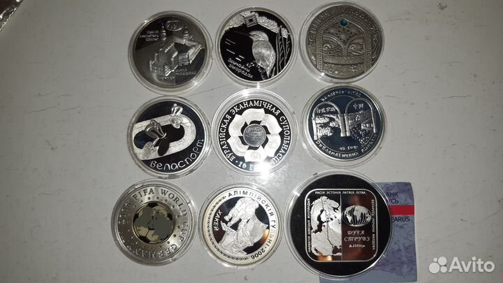 Серебряные монеты Белоруссии