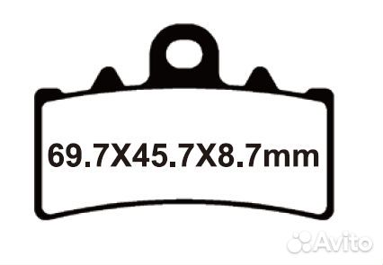 Тормозные колодки BMW G310GS, KTM duke 125-390