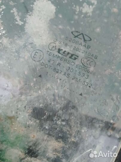 Стекло заднее левое Чери Индис