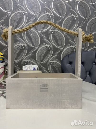 Деревянный ящик подарочный декоративный