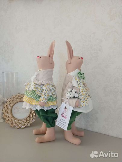 Текстильные интерьерные игрушки ручной работы