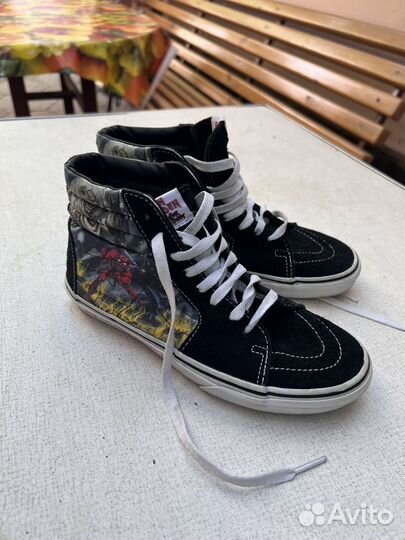 Кеды vans iron maiden