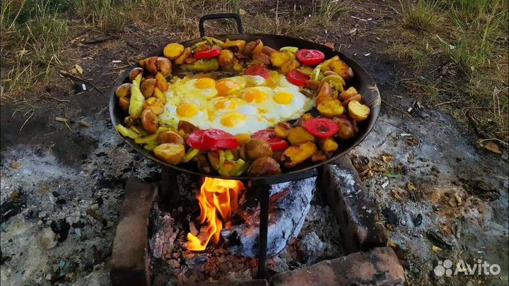Чугунная сковорода садж