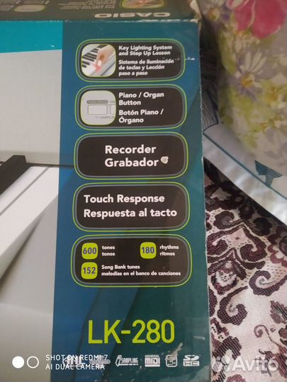 Синтезатор casio lk 280