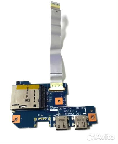 Плата USB, картридера, с шлейфом Acer Aspire 7551G