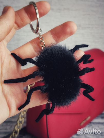 Брелок из натуральной норки