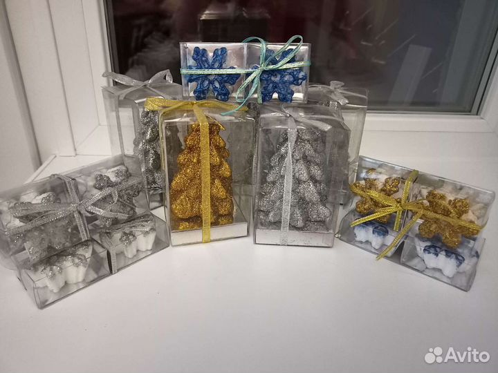 Свечи новогодние