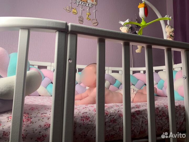 Детская Кровать 8в1 с маятником