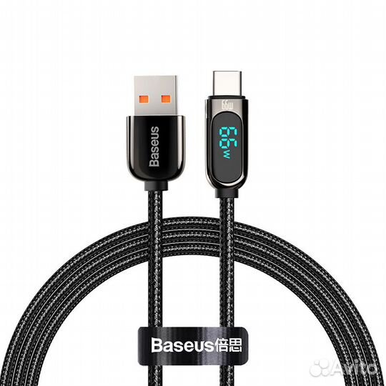 Кабель USB - Type-C, 66W Baseus Display