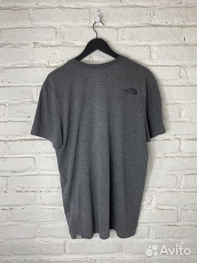 THE north face gray TEE