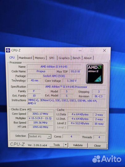 Игровой компьютер Athlon 2 x4 / Radeon hd 7870 HIS