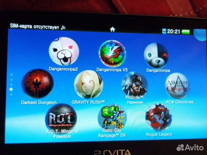 Ps vita прошитая 64гб + чехол + много игр