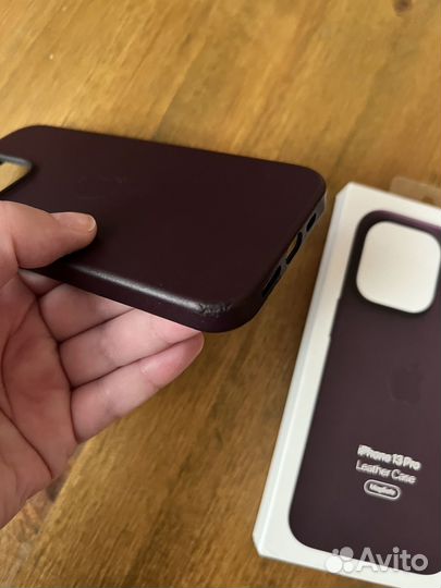 Apple iPhone 13 pro кожаный чехол