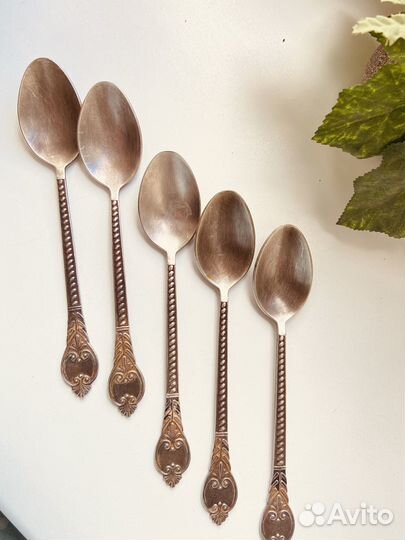 Чайные мельхиоровые ложки