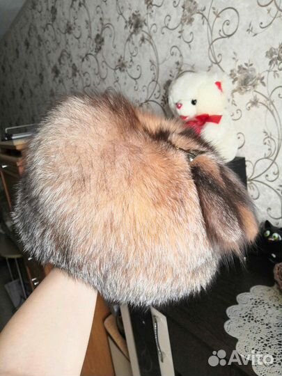 Шапка лиса, новая