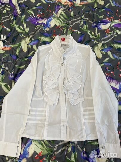 Школьная блузка 128