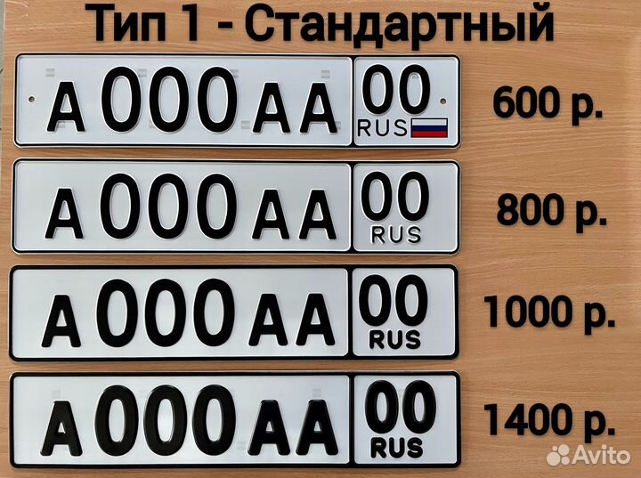 Изготовление дубликат гос номер Киров