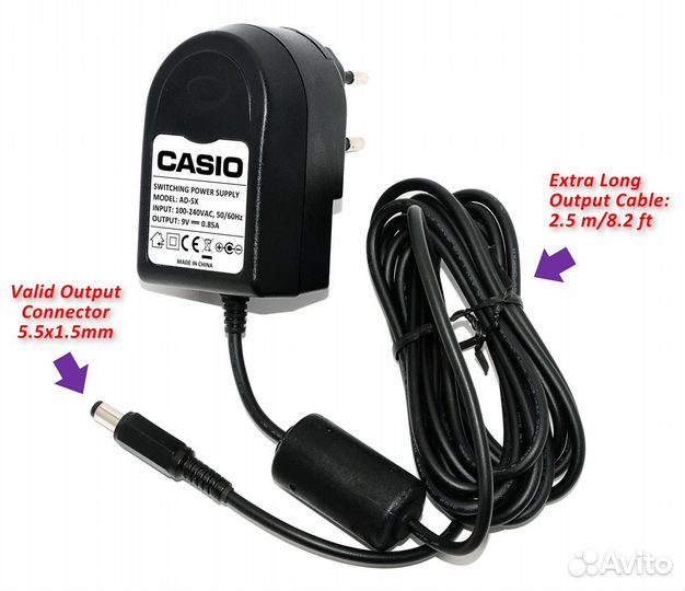 Блок питания синтезатора Casio AD-5