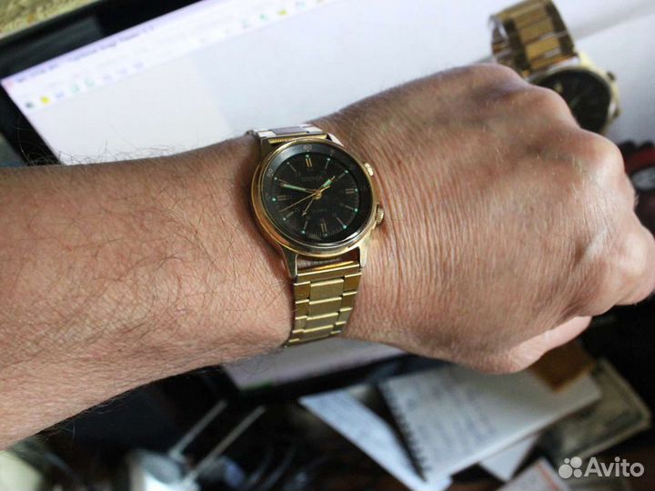 Мужские наручные часы c будильником Sekonda СССР