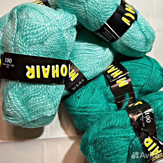 Пряжа мохер
