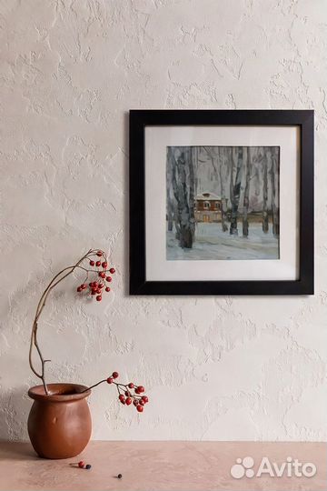 Картина (этюд) маслом «Сквозь»