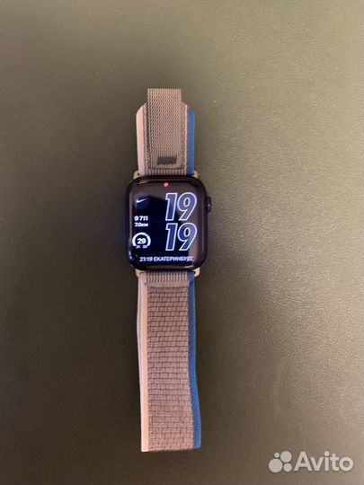 Часы apple watch 7 45 mm starlight