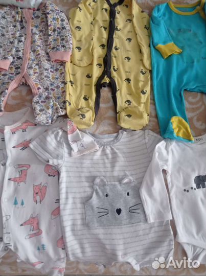 Детские вещи пакетом от 0