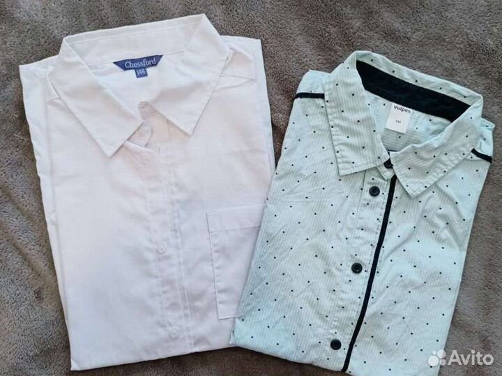 Рубашка школьная для мальчика 134-140