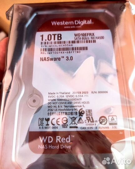 Новый жёсткий диск hdd 1 tb