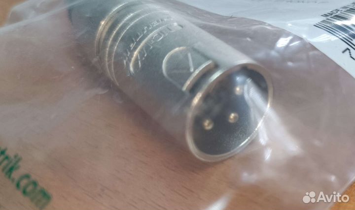 Адаптер переходник разъём Neutrik NA2mpmf xlr-rca
