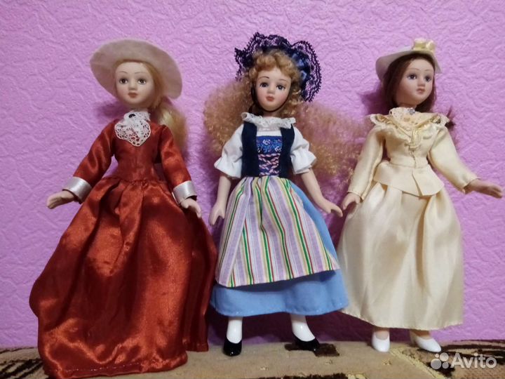 Фарфоровые коллекционные куклы