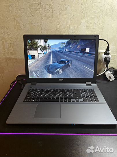 Огромный Игровой Ноутбук Acer 17.3 GTA 5 maximum