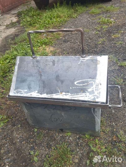 Коптильня горячего копчения из нержавейки