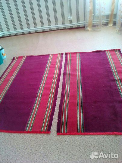 Дорожки ковровые шерстяные