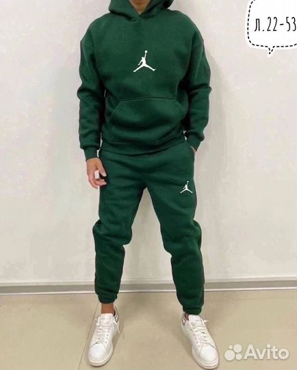 Мужской спортивный костюм Jordan флисовый