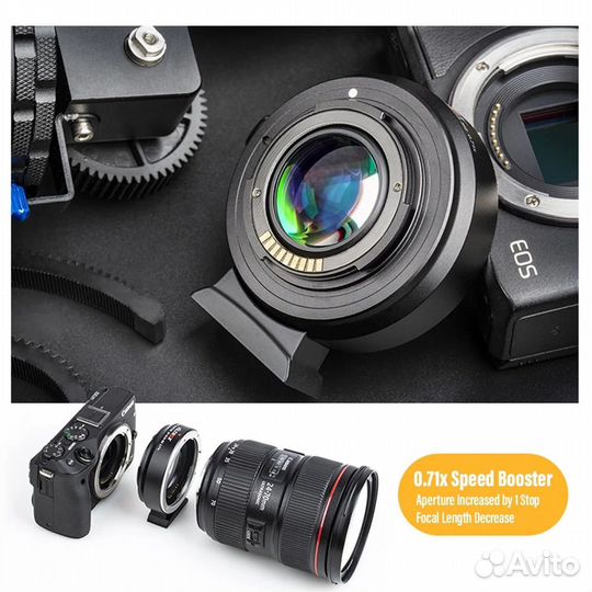 Адаптер Viltrox EF-EOS M2 для Canon M50 M5 M6 и др