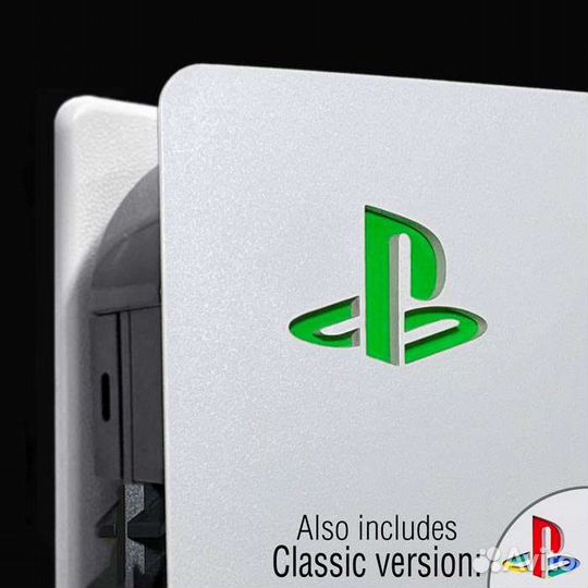 Наклейка под логотип PS5, разные цвета