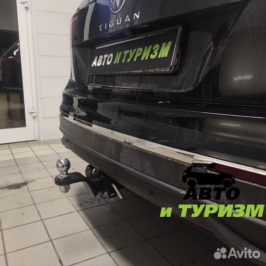 Фаркоп (тсу) американский квадрат VolkswagenTiguan