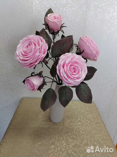 Светильник роза из изолона