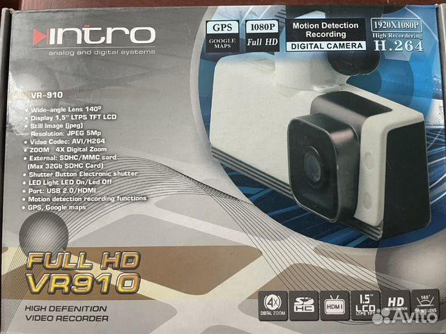 Видеорегистратор intro vr 910 инструкция