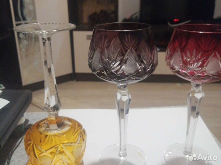 Хрустальные бокалы СССР