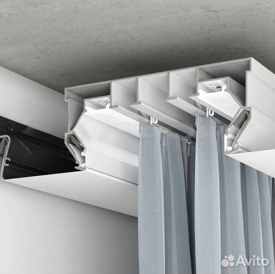 Профиль пк14 Двухрядная гардина