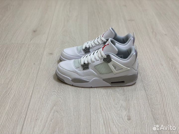 Кроссовки Air Jordan 4 Retro White Oreo (36-45)